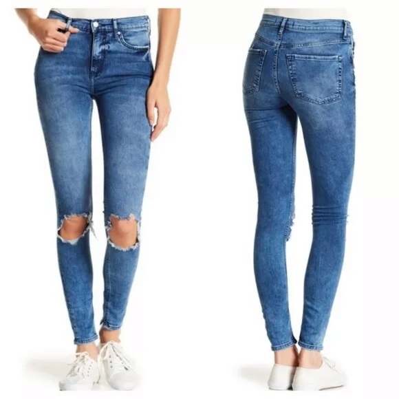 Free People Denim - free people Busted Knee Skinny Jeans Size 27